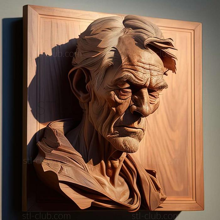 3D model Ben Aronson American artist (STL)
